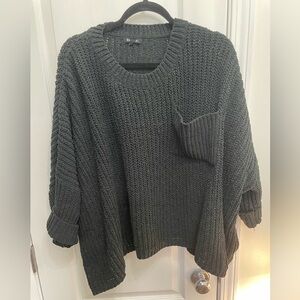 Oversized knit sweater - pants store